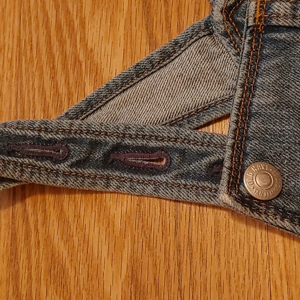 Distressed Short Overalls - Picture 2 of 5